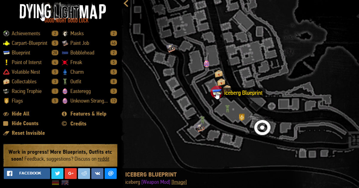 Kontrakt Station Også Dying Light interactive Map